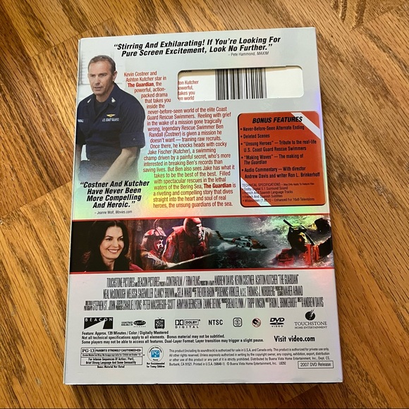 NWT/EUC Kevin Costner 3 Movie DVD Collection (Bodyguard/Guardian/Message) - Picture 13 of 13